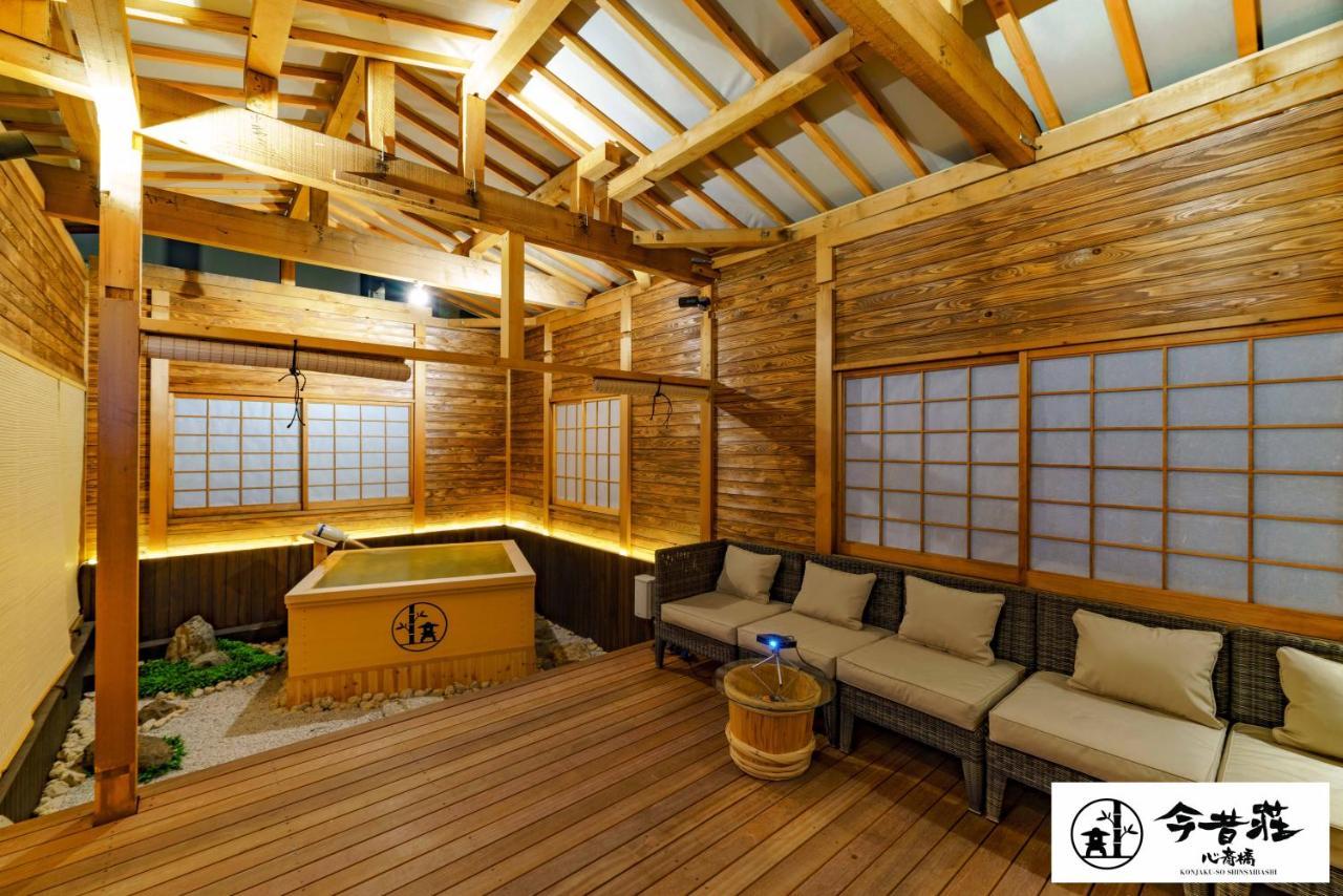 Konjakuso Osaka Shinsaibashi "Tarukaisen" Rooftop Spa المظهر الخارجي الصورة