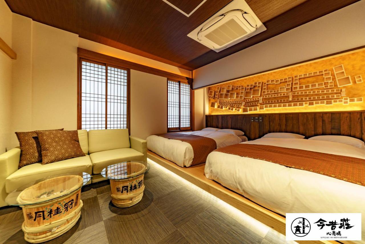 Konjakuso Osaka Shinsaibashi "Tarukaisen" Rooftop Spa المظهر الخارجي الصورة